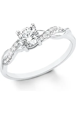 QS by s.Oliver Zilveren ring 9079322 met zirkoon (synthetisch)