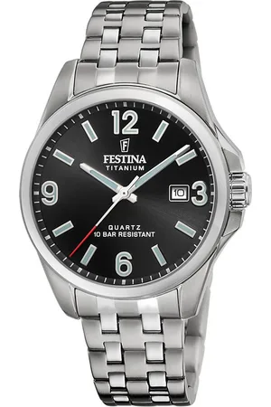 Festina Kwartshorloge Calendario Titanium Horloge, herenhorloge, analoog, dag