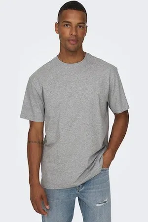 Only & Sons Shirt met ronde hals ONSFRED RLX SS TEE