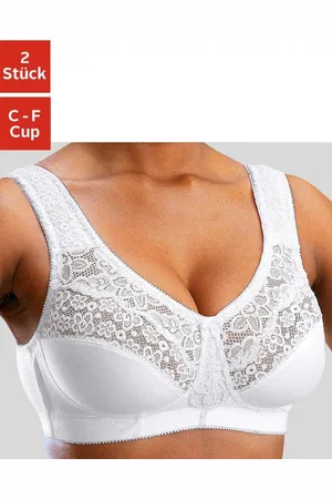 Petite Fleur Steun-bh zonder beugels, met elegante kant, basic dessous (Set van 2)