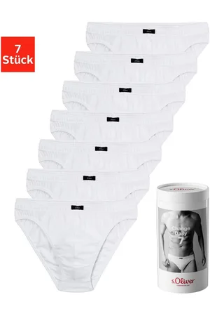 QS by s.Oliver Slip Heren onderbroek Weekvoorraad in een blik (blik, 7 stuks, 7 stuks in set)