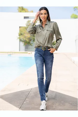 Heine Blouse met lange mouwen