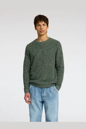 SELECTED Trui met ronde hals SLHVINCE LS KNIT BUBBLE CREW NECK NOOS