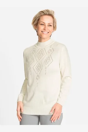 Classic Basics Trui met staande kraag Trui