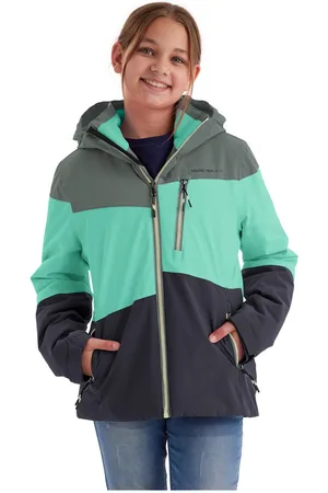 Killtec Outdoorjack KOW 170 GRLS JCKT Functionele jack met capuchon en sneeuwvang, waterdicht