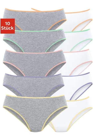 Petite Fleur Bikinibroekje van elastisch katoen (set, 10 stuks, 10 stuks)