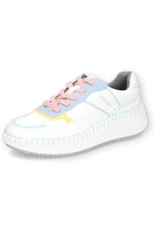 Dockers Plateausneakers in coole kleurmix, vrijetijdsschoen, lage schoen, veterschoen