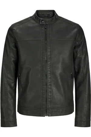JACK & JONES Imitatieleren jack JJEWARNER WASHED PU JACKET NOOS