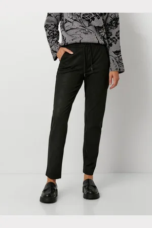 Toni Comfortbroek Sue Modern Chic met een fijn patroon