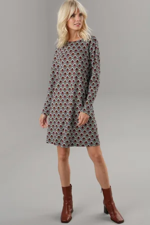 Aniston Jerseyjurk met een lichte a-vorm