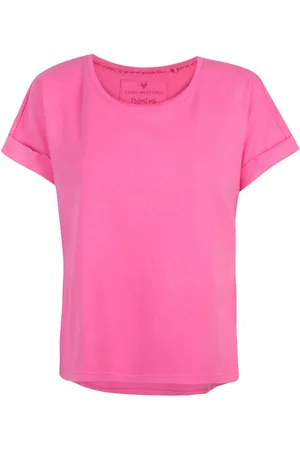 Lieblingsstück Shirt met ronde hals CamilaEp met geborduurd logo