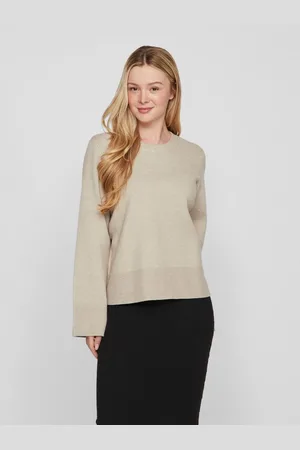 VILA Trui met ronde hals VICASSIE O-NECK L/S KNIT TOP - NOOS