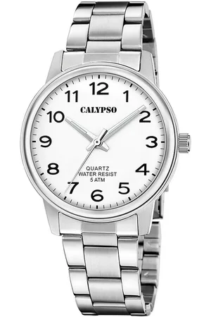 Calypso Kwartshorloge Basic Horloge, herenhorloge, stalen band, analoog