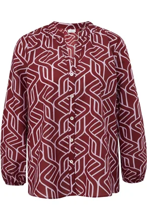 QS by s.Oliver Blouse met lange mouwen met all-over print