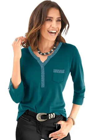 Alessa W Shirt met 3/4-mouwen Shirt (1-delig)