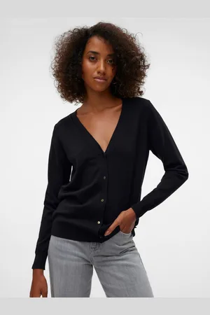 VERO MODA Vest VMSILJE LS V-NECK CARDIGAN GA NOOS