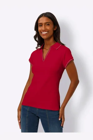 Heine Shirt met korte mouwen Poloshirt (1-delig)