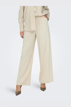 JDY Linnen broek SAY LINEN HW WIDE PANT WVN NOOS