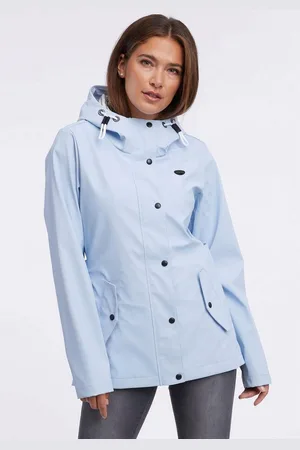 Ragwear Functioneel jack MARGGE met capuchon en koord, gecoate en waterafstotende kwaliteit