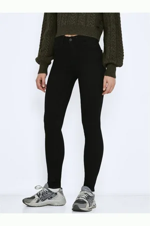 Noisy May Skinny fit jeans NMCALLIE HW SKINNY BLACK JEANS NOOS