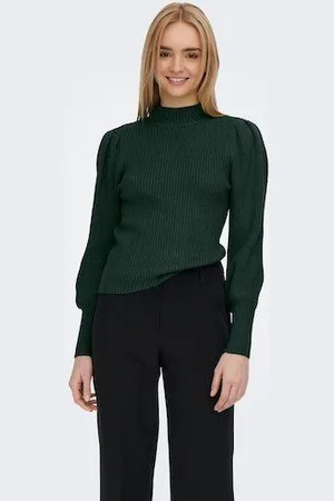 ONLY Gebreide trui ONLKATIA L/S HIGHNECK PULLOVER KNT NOOS