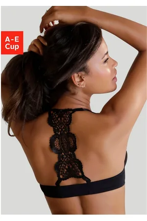 Lascana Push-up-bh ALICIA Kanten achterkant met borduursel, dessous