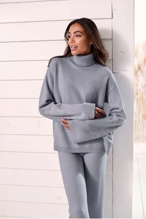 ELBSAND Sweater Coltrui van zachte brei, loungewear