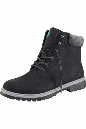 Polarino Hoge veterschoenen Kalmar W , veterschoenen, laarzen met blokhak