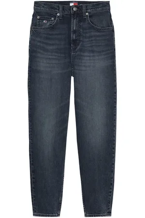 Tommy Hilfiger Mom jeans High waist - Mom-Jeans Tapered met logo-borduurwerk, in enkelvrije lengte