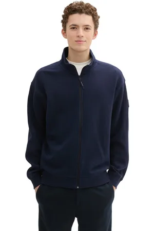 TOM TAILOR Sweatvest met opstaande kraag