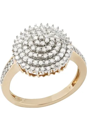 Firetti Diamantring Sieraad cadeau 585 damesring goudring diamant bloem