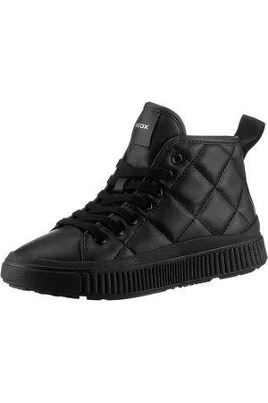 Geox Sneakers J LAQUINNY GIRL B High top sneaker, veterschoenen, vrijetijdsschoen met rits