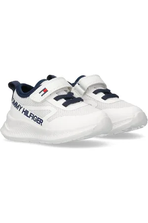 Tommy Hilfiger Sneakers , slip-on sneakers, klittenbandschoen met grote logo-opdruk