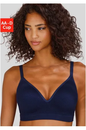 Lascana Push-up-bh COMFY BRA zonder beugels in zachte katoenen stof, basic lingerie