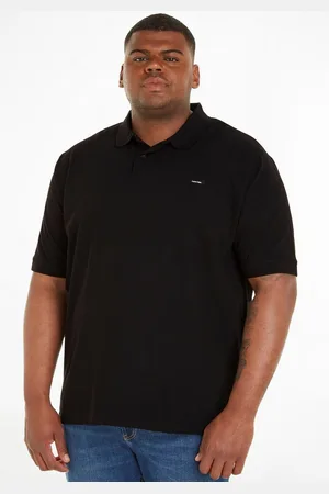 Calvin Klein Poloshirt BT_STRETCH PIQUE SLIM POLO in grote maten met polo-kraag