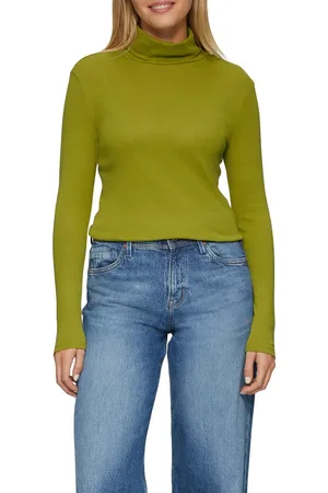 QS by s.Oliver Colshirt in rib-look