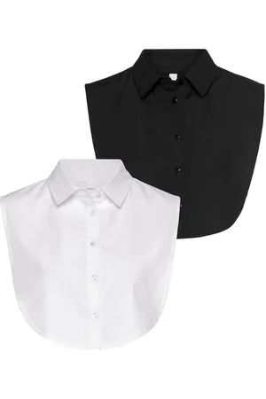 vivance collection Top Klassieke blouse-inzet in dubbelpack, blousekraag, klassieke blouse-inzet, insteekkraag