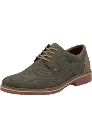 Rieker Veterschoenen , business-veterschoenen, lage schoen met modieuze embossing