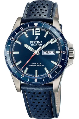 Festina Kwartshorloge Calendario Titanium Horloge, herenhorloge, analoog, dag, weekdag