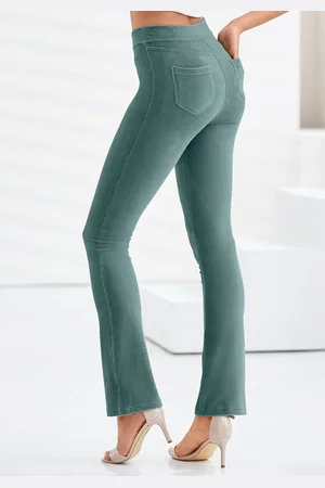 Lascana Jazzpants uit zacht materiaal in cordlook, loungewear
