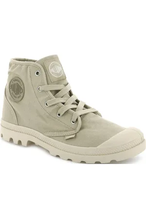 Palladium Hoge veterschoenen PAMPA HI W van textiel