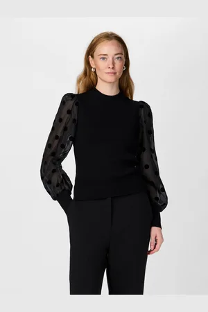 Y.A.S Trui met ronde hals YASDOTME LS KNIT PULLOVER S. NOOS