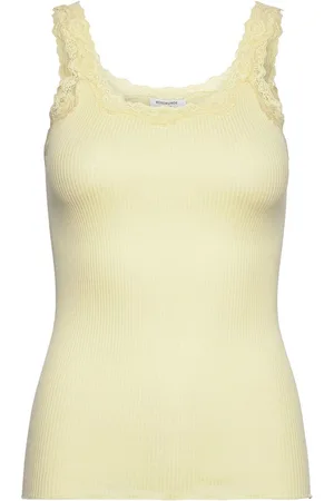 Rosemunde Tanktop Babette Silk Top prachtige, omgekeerde vintage kanten afwerking