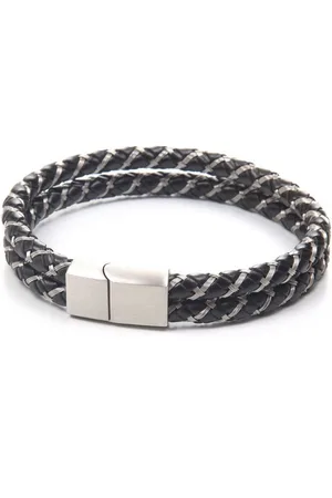 Firetti Leren armband In sportief-elegante stijl, meerrijig, gevlochten