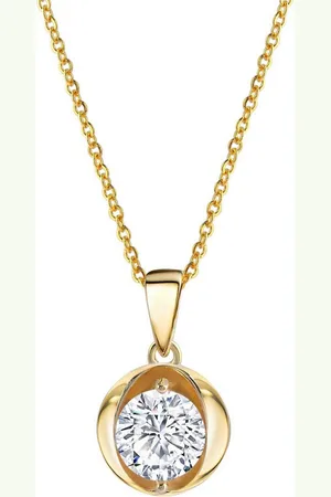 Firetti Ketting met hanger Sieraad cadeau zilver 925 halssieraad halsketting ankerketting solitair