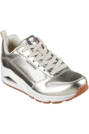 Skechers Sneakers Uno - Metallixs Wedge sneakers, plateausneakers, veterschoenen met Skech-Air