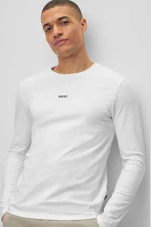 HUGO BOSS Shirt met lange mouwen TChark met een ronde hals