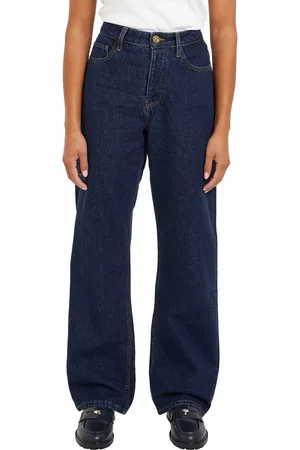 Tommy Hilfiger Loose fit jeans LOOSE STRAIGHT RW CLER met logo-badge