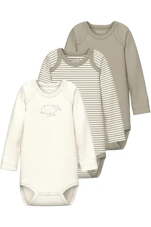 NAME IT Body NBNBODY 3P LS Y/D CORE 2 NOOS (set, 3-delig)