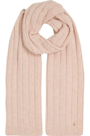 Tommy Hilfiger Gebreide sjaal TH TIMELESS SCARF met monogram-embleem